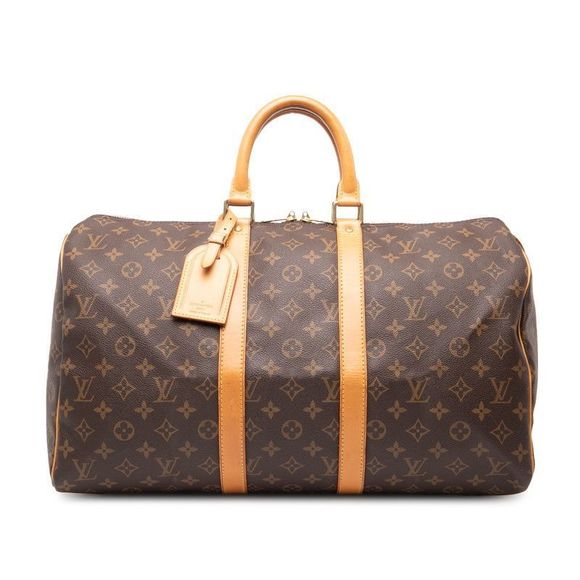 Louis Vuitton Monogram Key Pol 45 Boston Bag Travel Bag Travel Bag M41428 Brown - Picture 1 of 7